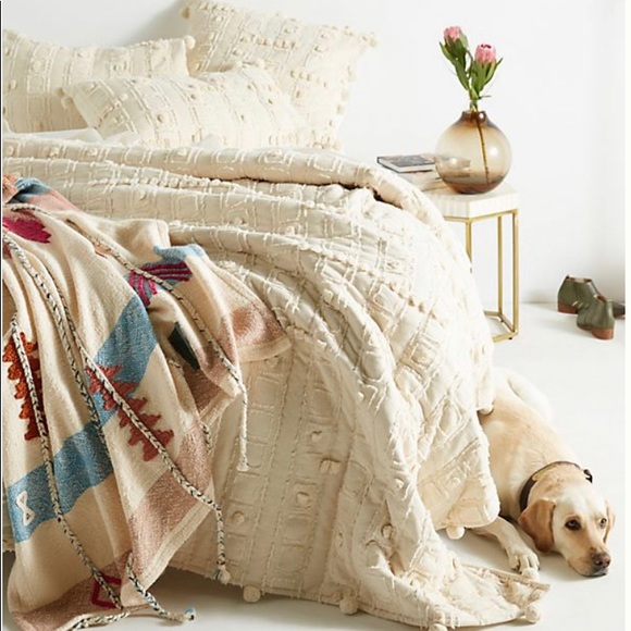 Anthropologie Other - New Anthropologie Pommed Kimbra Quilt sz Queen